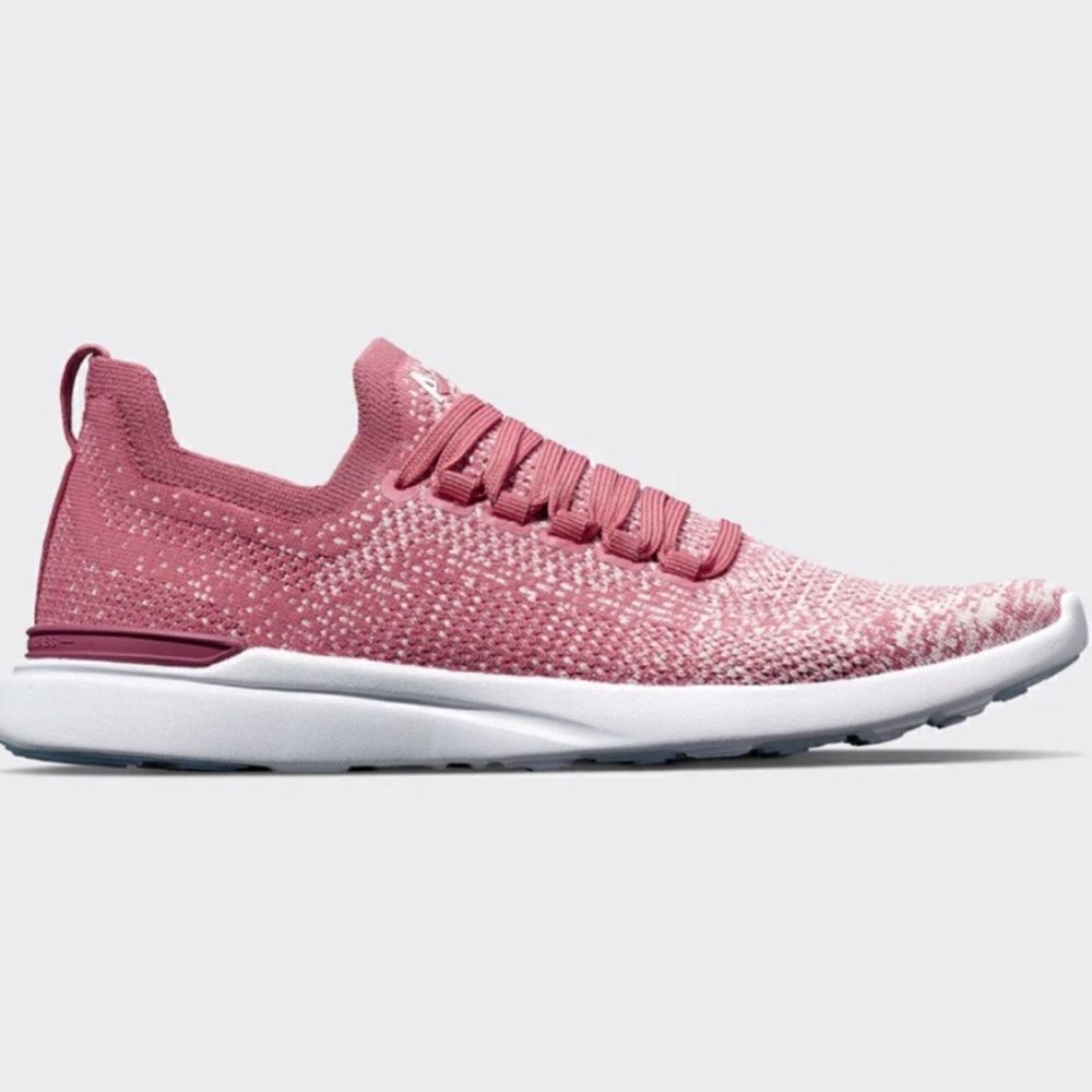 APL TechLoom Breeze Sneaker in Cedar/Bleached Pink/Ombre, Size 7. New in Box!